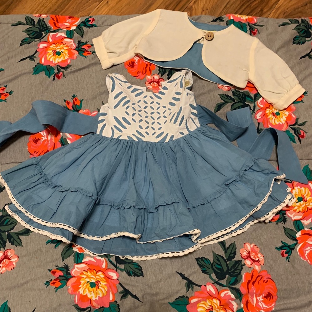 12m VVGUC dress. & 18m bolero VVGUC both by WDW